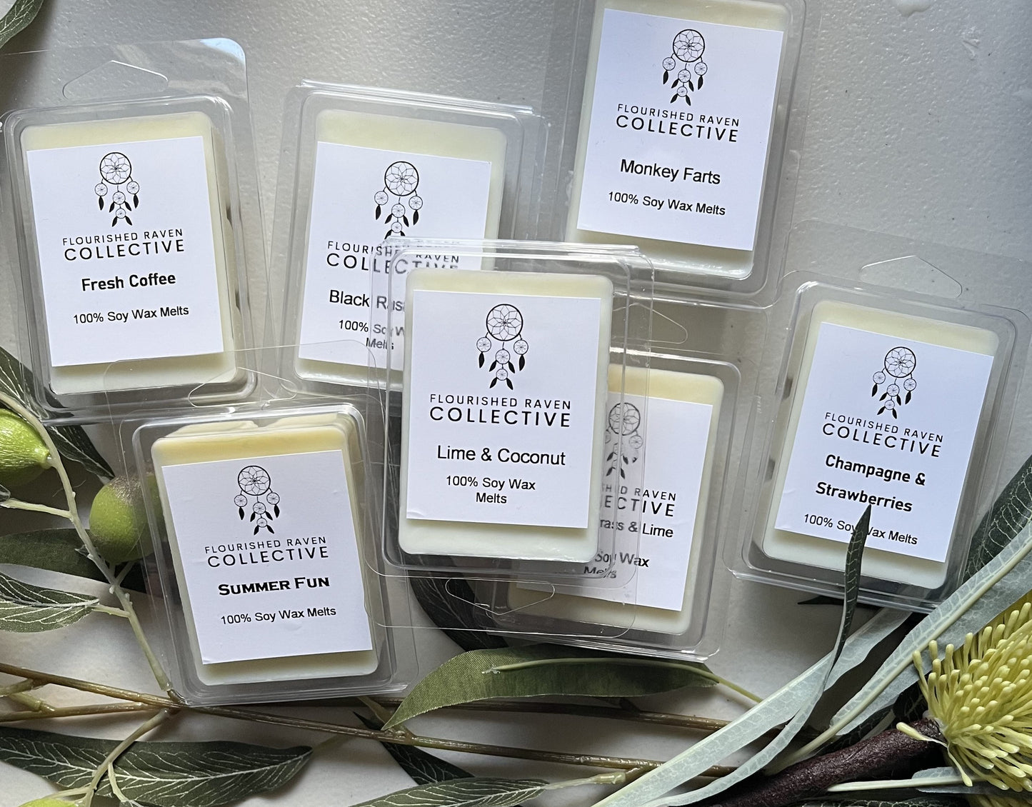 100% Soy Wax Melts Select 3 Wax Melts for $15 ❤️